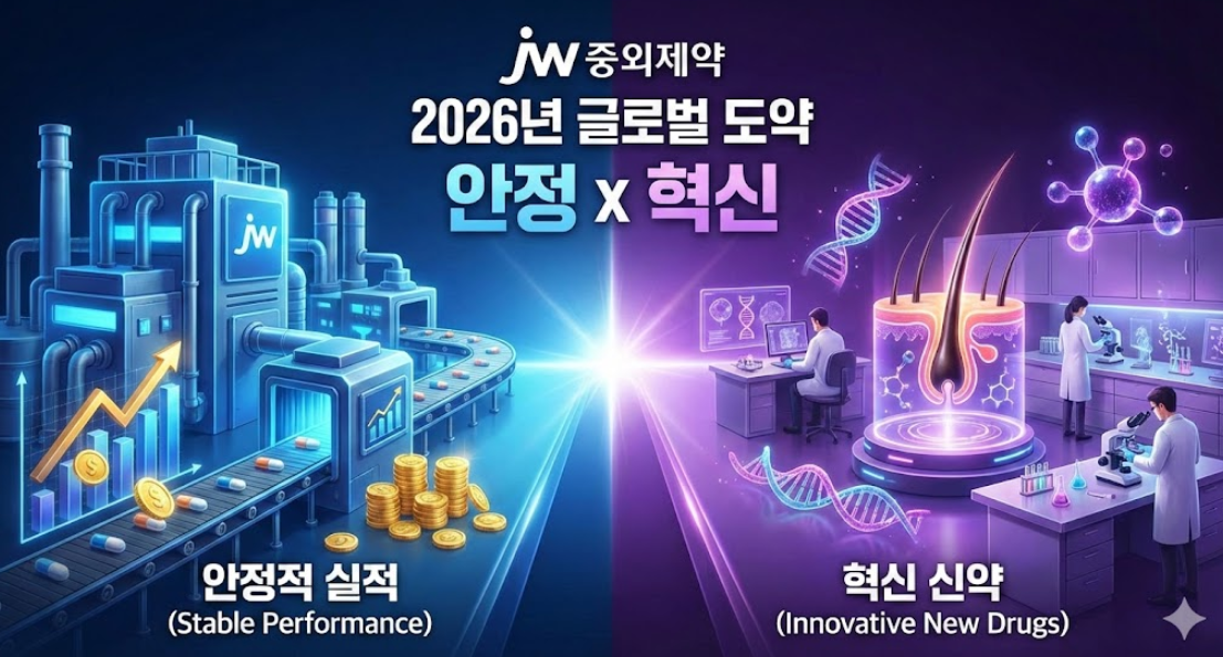 JW중외제약 안정적 성장 이미지