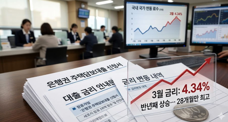 주택담보대출 금리 인상